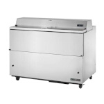 True TMC-58-S-HC - Mobile Milk Cooler, (16) crate, stainless steel flip-up lid, stainless exterior